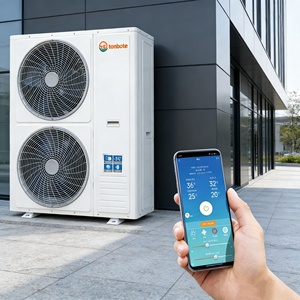 <span class=keywords><strong>Pompe</strong></span> à chaleur monobloc WIFI à faible bruit, haute efficacité, écologique, en acier inoxydable, pour chauffage et refroidissement air-eau - Product Image 5