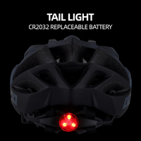 RTS Dual Sport Casque de vélo Équipement de cyclisme de plein air avec lumière LED Accessoires pour VTT