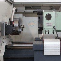 Machine de tour mocn horizontale CK6150, dispositif de fraisage du métal à lit plat