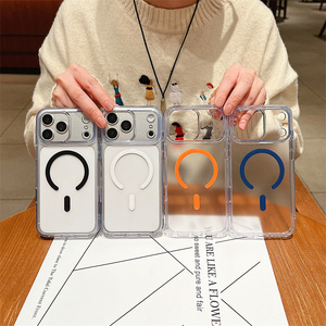 <span class=keywords><strong>Coque</strong></span> magnétique de luxe translucide mate avec protection d'objectif pour <span class=keywords><strong>iPhone</strong></span> 16 17 Pro Max, étui transparent avec bouton d'<span class=keywords><strong>action</strong></span> pour appareil photo - Product Image 3