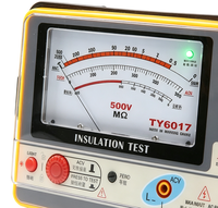 TY6045 (100V-250V-500V-1000V) Mégohmmètre analogique TESTEUR D'ISOLATION 0.5-2000M