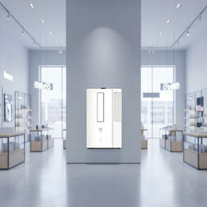 เครื่องปรับอากาศแบบติดหน้าต่าง 7500BTU ขายส่ง ราคาประหยัดกว่า เครื่องปรับอากาศแบบแยกส่วน 320 ลูกบาศก์เมตร/ชม. ปริมาณลมมาก ควบคุมอุณหภูมิคงที่ทั่วบ้าน US - Product Image 2