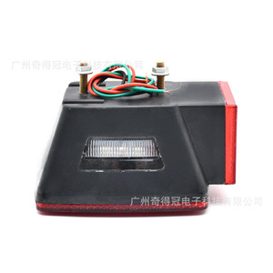 Feu arrière LED 12V carré IP68 étanche pour remorque, bateau, voiture, usage général - Product Image 2