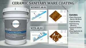 ECOWAY AR-D2 ผลิตภัณฑ์ขายดีที่สุด สารเคลือบป้องกันคราบสกปรก คุณภาพดีที่สุด สารเคลือบป้องกันแบคทีเรียสำหรับห้องน้ำ - Product Image 2