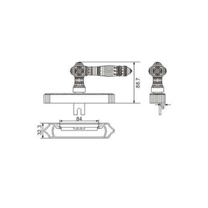 Aluminum Alloy <strong>Handle</strong> Door and <strong>Window</strong> Accessories Antique Bronze English Style <strong>Handle</strong> for Broken Bridge Aluminum Door and <strong>Window</strong> - Product Image 6