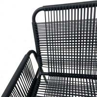 Meilleur vendeur, ensemble de meubles de jardin en rotin PE imperméable moderne pour patio et parc