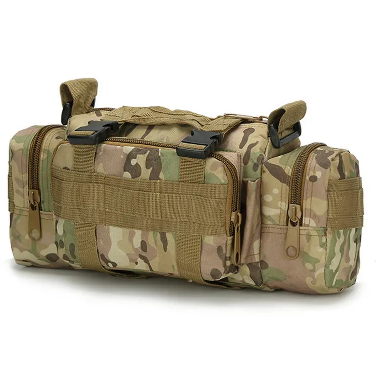 Pochette tactique molle sac de taille de camouflage de camping de voyage en plein air sac à outils