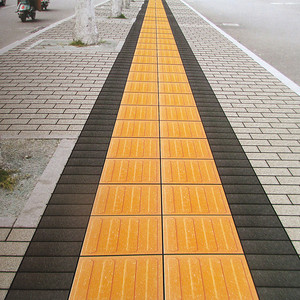 Piastra per pavimentazione con indicatore tattile in poliuretano per piastrelle Foshan con borchie per pavimenti antiscivolo per pavimentazione di sicurezza - Product Image 6