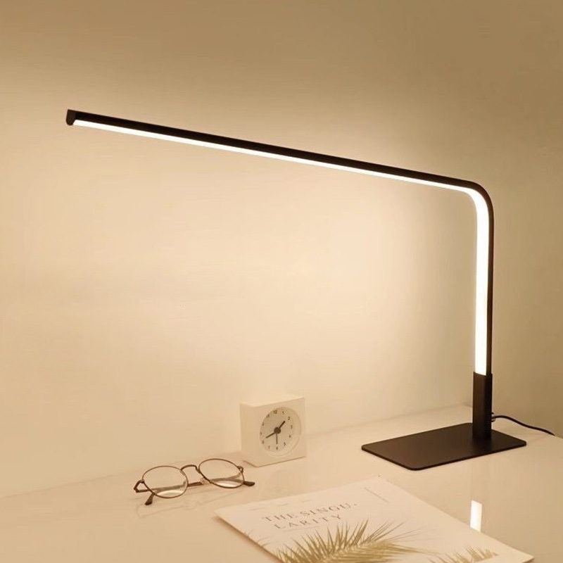 Modern LED Desk Lamp Premium Eye-Caring Reading Lamp in Nordic Minimalist Style for Study Desk and Bedroom Decor