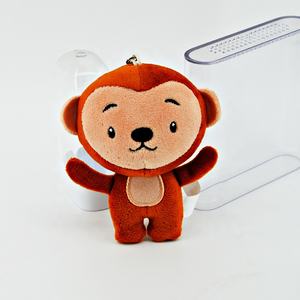 Peludo 12 Animal del zodiaco colgante mochila muñeca dibujos animados Q versión juguete joyería mono <span class=keywords><strong>llavero</strong></span> colgante procesamiento personalizado - Product Image 5