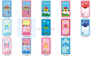 Tappetino da preghiera per <span class=keywords><strong>bambini</strong></span> Shantou SAJADAH Ramadan regalo portatile con Design speciale set regalo tappetino da preghiera per musulmani - Product Image 2