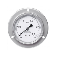 HUBEN 16MPa 160bar Pressure Gauge 63mm 100mm Oil Filled Stainless Steel Pressure Indicators 3 Years Warranty OEM Customized