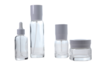 Flacon compte-gouttes transparent personnalisé de 45 ml, flacon compte-gouttes rechargeable de 30 ml pour huiles essentielles avec étiquettes