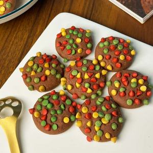 Galletas de Doble Chocolate <span class=keywords><strong>con</strong></span> Chispas de Cacao, Textura Crujiente, Rellenas de Chocolate Negro, Dulces para Compartir en Fiestas, Aperitivos Aptos para Niños - Product Image 6