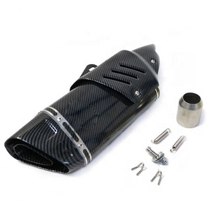 Silencieux d'échappement de moto en acier inoxydable de haute qualité Motocross 250cc Moto 250cc avec bouclier thermique - Product Image 3