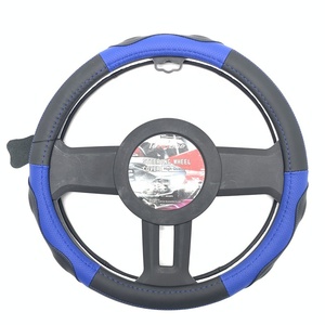 <span class=keywords><strong>Protector</strong></span> universal antideslizante de piel auténtica para <span class=keywords><strong>volante</strong></span> de coche con diseño transpirable para decoración de interiores, venta al por mayor - Product Image 4