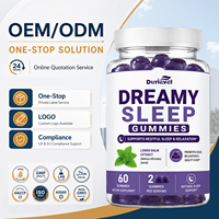 Gomitas para Dormir Sin Azúcar con Sabor Natural, Textura Masticable, Sensación Bucal Óptima, Ingredientes Probados en Laboratorio, Transparencia, Suministro Global, HACCP
