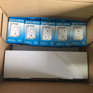 Aprobado por el estándar estadounidense y canadiense 120V 20A 60HZ Autoconexión GFCI Receptáculo Salida TR Interruptor de pared Interruptores eléctricos - Product Image 4