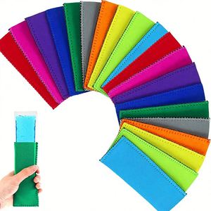 Paquete de 20 Fundas para Helados, Bolsas para Paletas de Hielo, Tela de Neopreno, 10 Colores, Aptas para Alimentos - Product Image 3