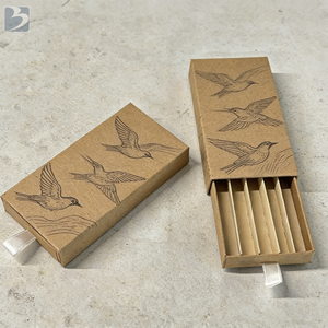 <span class=keywords><strong>Caja</strong></span> deslizante con cordón para embalaje de conos de flores, <span class=keywords><strong>caja</strong></span> de cartón kraft con cordón, venta al por mayor de fábrica, resistente a niños, vacía - Product Image 3