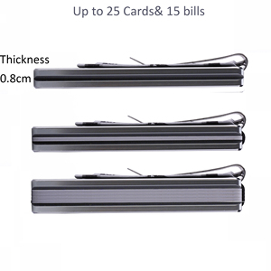 Del Raccoglitore sottile per Gli Uomini RFID Blocco di Alluminio Del Raccoglitore Cassa di Carta In Fibra di Carbonio del Metallo Del Raccoglitore Del Supporto di Carta Della Tasca Anteriore Minimalista - Product Image 4