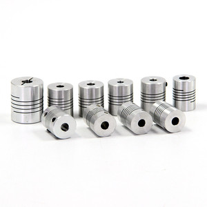 D20 L25 5X8mm 5mm करने के लिए 8mm कनेक्टर लचीला युग्मक एल्यूमीनियम बेर मोटर तख़्ता लचीला शाफ्ट युग्मन - Product Image 6