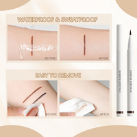 Crayon Eyeliner Liquide Ultra-Fin Haute Performance Marque Privée Eyeliner Magnétique Sans Cruauté Long Wearing Pigment Brown