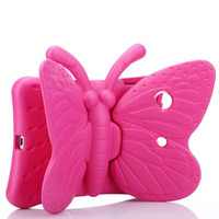 Étui de protection pour tablette enfant en EVA avec béquille, compatible iPad A16 11e génération (2025)/10e génération 10.9 (2022) A16 Air Pro 10.2 " – Motif Papillon, MOQ 500