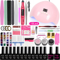 Gel de construction UV pailleté pour extension d'ongles, gelée de manucure, kit d'amélioration des ongles