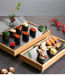 Planche <span class=keywords><strong>à</strong></span> dîner en bois et <span class=keywords><strong>ardoise</strong></span> avec logo imprimé, steak en <span class=keywords><strong>ardoise</strong></span> <span class=keywords><strong>fromage</strong></span> avec <span class=keywords><strong>ardoise</strong></span> - Product Image 2