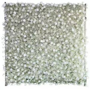 Lifelike Plant Texture <b>Artificial</b> Flower Wall 8ftx8ft Wedding Party Event Reception Background Decor - Product Image 6