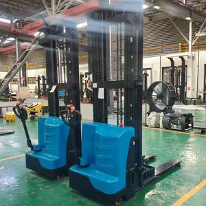 Camionetas de descarga de autocarga portátiles de 2 toneladas, apilador eléctrico semi/completo de 1T 1,5 T, elevador de carretilla elevadora multifuncional ajustable - Product Image 5