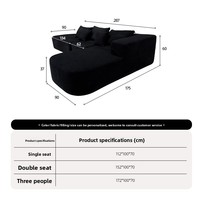 Canapé modulaire en mousse compressée multicolore pour salon, canapé-lit sectionnel en mousse intégrale, canapé d'angle en forme de L avec chaise longue inclinable