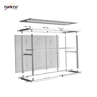 Comptoir d'accueil modulaire en aluminium avec éclairage LED SEG, portable, rétroéclairé, pour salon professionnel, exposition, table de présentation