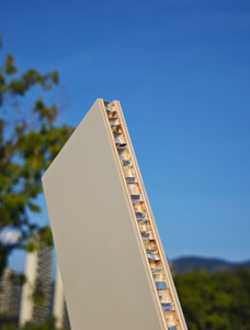 Panneau décoratif personnalisé en charbon de bambou ignifuge, surface perforée, pour mur rideau, usage intérieur et extérieur - Product Image 6
