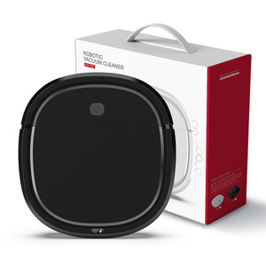 Smart Robotic Vacuum Cleaner Yq13 Black And White 61 120 Minutes Battery Random Navigation Sweeping Suction Mopping Machine - Product Image 2