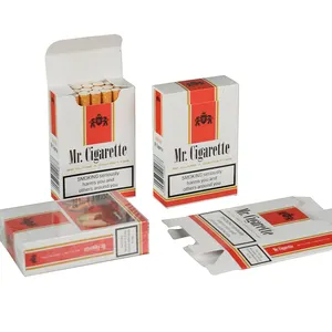 Disposable Smoking Cigarette Paper Box Packed Case Paper Box Packaging Cigarette Box Pack Case For Wholesale
