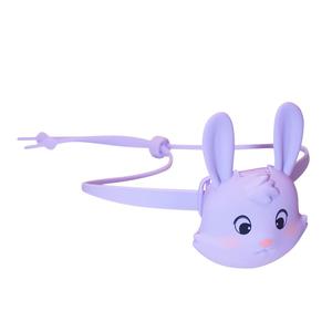 Lampe <span class=keywords><strong>frontale</strong></span> LED rechargeable en silicone en forme de lapin, portable, créative, mignonne, pour le camping, cadeau, d'urgence - Product Image 4