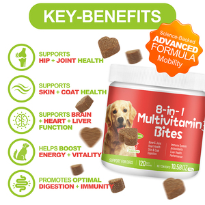 ODM Pet integratore supporta il cuore del cervello e la funzionalità epatica con un multivitaminico 8-in-1 che aiuta a migliorare i livelli di energia - Product Image 4