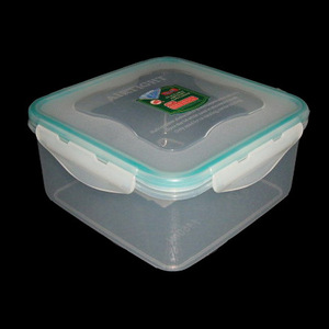 Sealed Box Square Food <b>Storage</b> <b>Container</b> Transparent Clip On Lid Airtight Refrigerator Use - Product Image 2