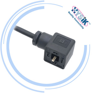 โซลินอยด์วาล์วแบบประกอบพร้อมสายเคเบิล 24V 2+PE ขั้วต่อ DIN 43650 - Product Image 2