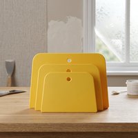 Kit de 3 raclettes en plastique pour l'installation de papier peint, de verre et de film pour fenêtres