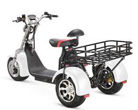 Tricycle à trois roues pour adulte Trike, Scooter électrique à 3 roues 2000w Fat, vélo de ville électrique