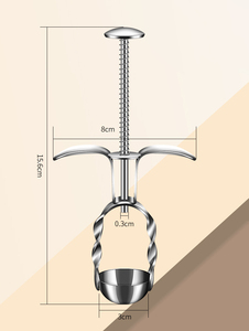 En gros Syh220 Outil de dénoyautage pour cerises et olives, en acier inoxydable, outil pour retirer les noyaux et les graines, outil pour légumes - Product Image 4