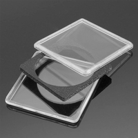 Capsules de pièces de monnaie de 14 à 41 mm de diamètre Fournitures de collection de pièces de monnaie en plastique avec insert en mousse Quadrum Silver Dollar Coins' Protectors