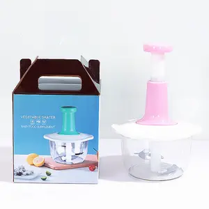 2024 New style 1.5 L Manual Hand Press Vegetable Kitchen High Quality Portable Hand Held Vegetable