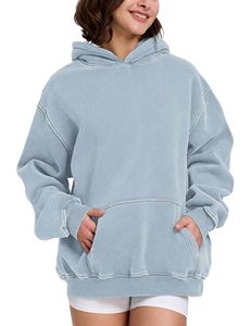 High Quality Heavyweight Pullover Hoodie French Terry <b>Hoodies</b> Drop Shoulder No <b>Strings</b> Heavy Oversized Men <b>Hoodies</b> - Product Image 5