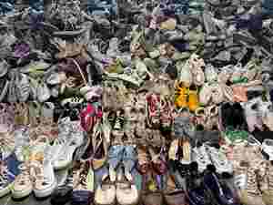 S03 Scarpe Sportive Estive di Seconda Mano in Buone Condizioni, Alta Qualità, Colori e Taglie Assortiti, Scarpe Usate per Donna, Vendita all'Ingrosso - Product Image 2