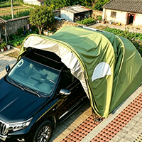 Carpa Plegable Portátil Moderna de Aleación de Aluminio para Garajes Exteriores - Equipo Retráctil para Ferias Comerciales