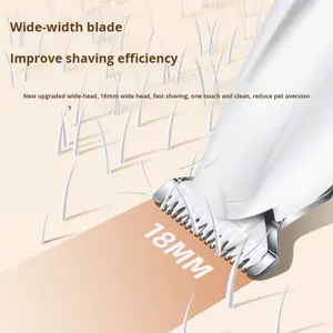 <span class=keywords><strong>Tondeuse</strong></span> à poils pour animaux de compagnie, petite, en ABS, étanche, LED rechargeable, <span class=keywords><strong>silencieuse</strong></span>, pour chats et chiens, modèle F5 CN - Product Image 4